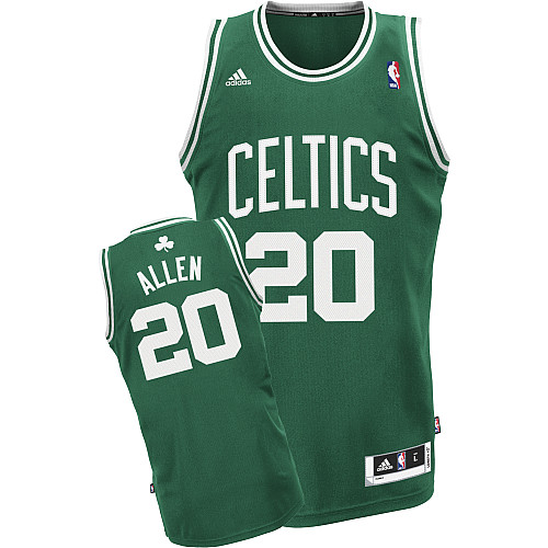  NBA Boston Celtics 20 Ray Allen New Revolution 30 Road Green Jersey